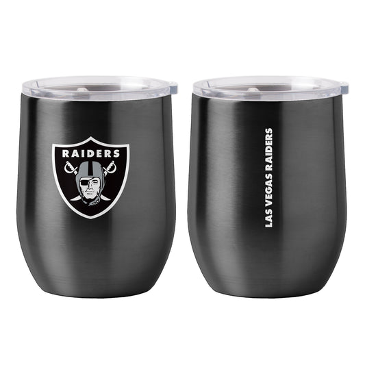 Las Vegas Raiders 16oz Gameday Stainless Curved Beverage Tumbler