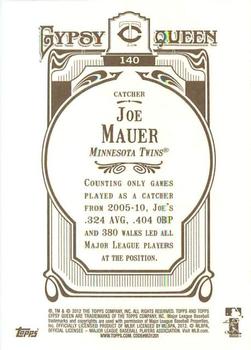 2012 Topps Gypsy Queen Joe Mauer  # 140 Minnesota Twins