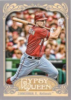 2012 Topps Gypsy Queen Ryan Zimmerman  # 149a Washington Nationals