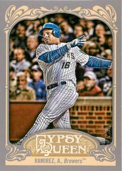 2012 Topps Gypsy Queen Aramis Ramirez  # 161 Milwaukee Brewers