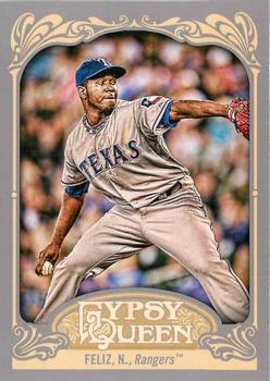 2012 Topps Gypsy Queen Neftali Feliz  # 189 Texas Rangers