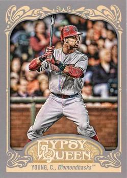 2012 Topps Gypsy Queen Chris Young  # 193 Arizona Diamondbacks