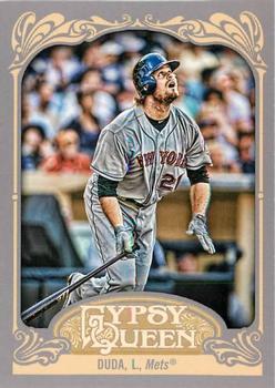 2012 Topps Gypsy Queen Lucas Duda  # 198 New York Mets