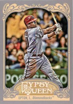 2012 Topps Gypsy Queen Justin Upton  # 210a Arizona Diamondbacks