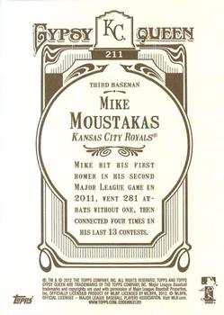 2012 Topps Gypsy Queen Mike Moustakas  # 211 Kansas City Royals