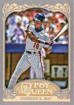 2012 Topps Gypsy Queen Darryl Strawberry  # 245 New York Mets