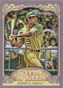 2012 Topps Gypsy Queen Reggie Jackson  # 294a Oakland Athletics