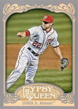 2012 Topps Gypsy Queen Drew Storen  # 37 Washington Nationals
