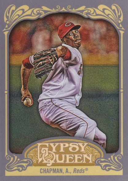 2012 Topps Gypsy Queen Aroldis Chapman  # 7 Cincinnati Reds