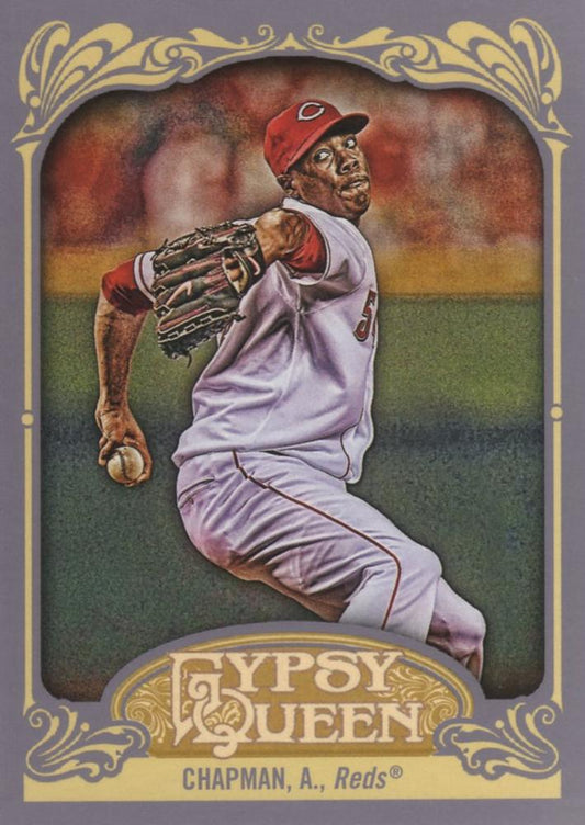 2012 Topps Gypsy Queen Aroldis Chapman  # 7 Cincinnati Reds