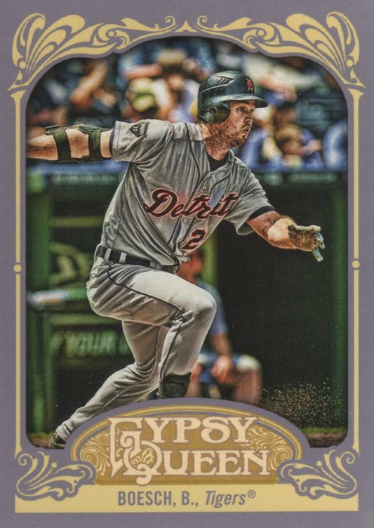 2012 Topps Gypsy Queen Brennan Boesch  # 12 Detroit Tigers