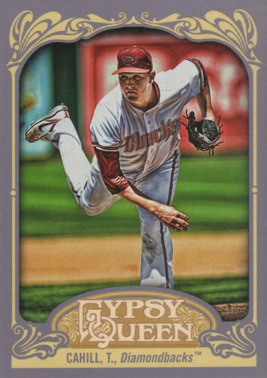 2012 Topps Gypsy Queen Trevor Cahill  # 17 Arizona Diamondbacks