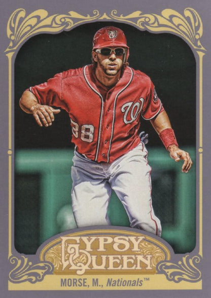 2012 Topps Gypsy Queen Michael Morse  # 28 Washington Nationals