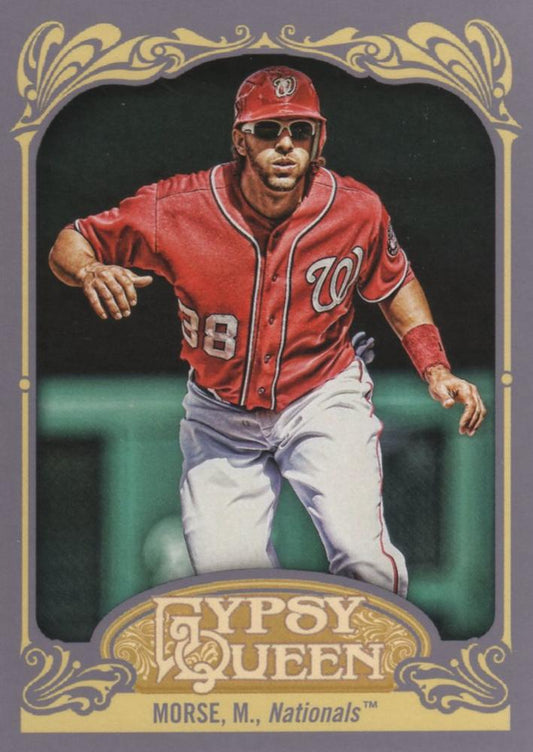 2012 Topps Gypsy Queen Michael Morse  # 28 Washington Nationals