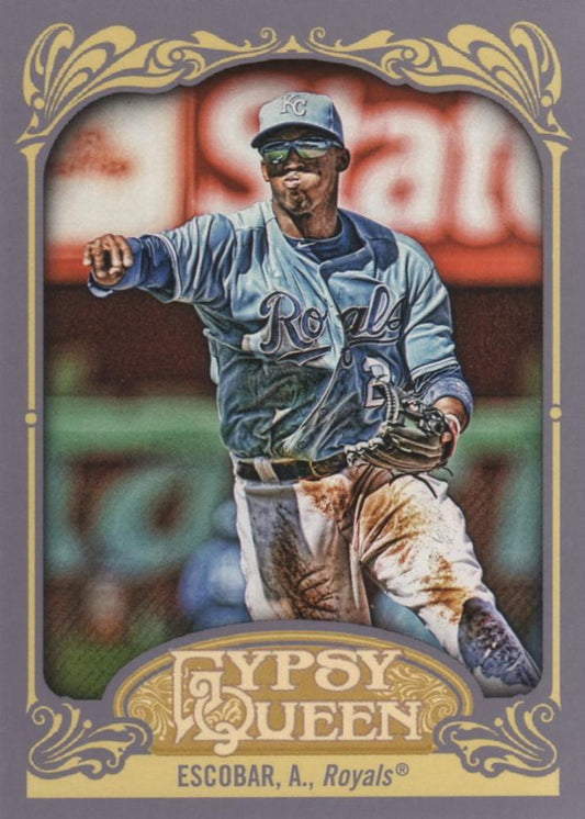 2012 Topps Gypsy Queen Alcides Escobar  # 81 Kansas City Royals