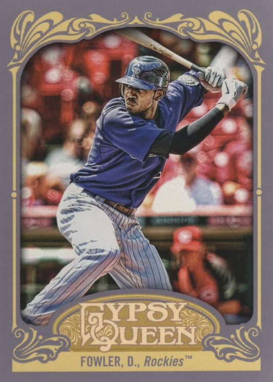 2012 Topps Gypsy Queen Dexter Fowler  # 95 Colorado Rockies