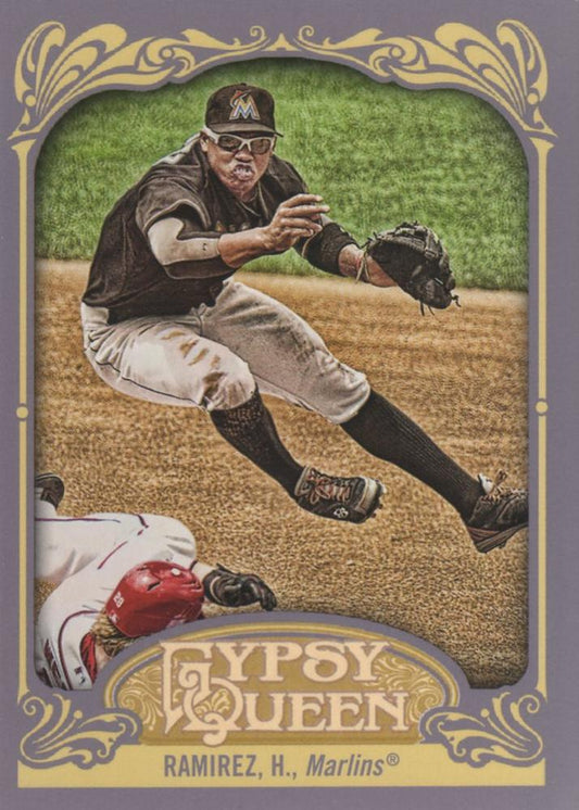 2012 Topps Gypsy Queen Hanley Ramirez  # 99 Miami Marlins
