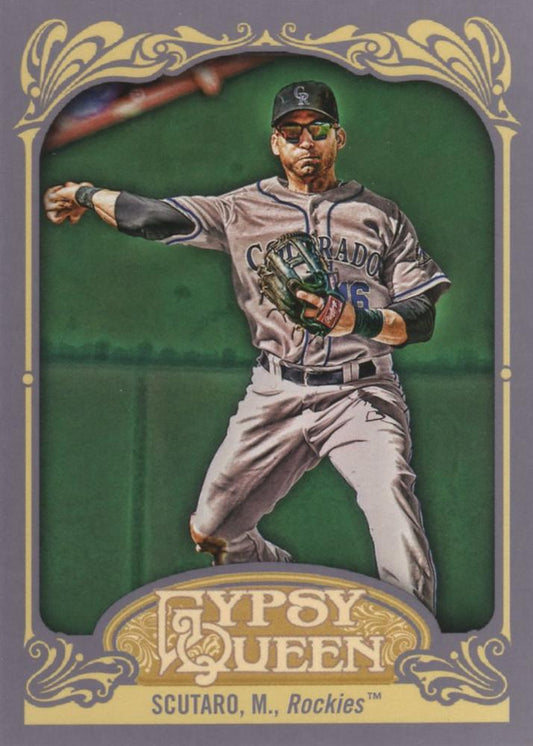 2012 Topps Gypsy Queen Marco Scutaro  # 117 Colorado Rockies