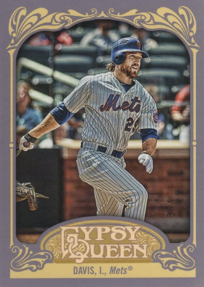 2012 Topps Gypsy Queen Ike Davis  # 118 New York Mets