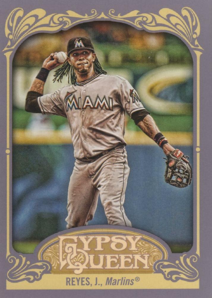 2012 Topps Gypsy Queen Jose Reyes  # 137 Miami Marlins