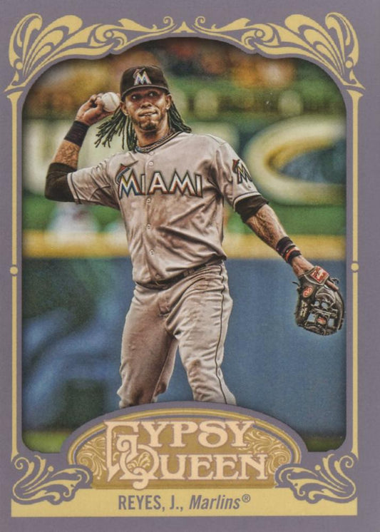 2012 Topps Gypsy Queen Jose Reyes  # 137 Miami Marlins