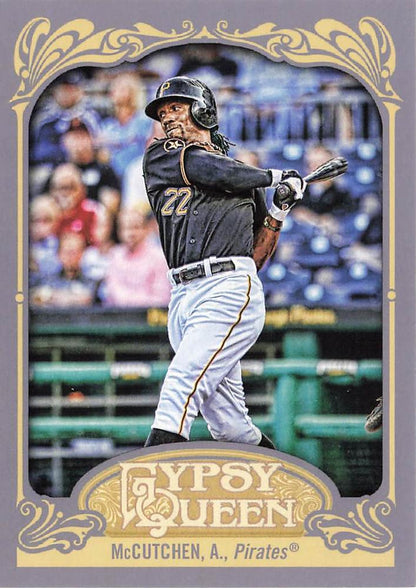 2012 Topps Gypsy Queen Andrew McCutchen  # 144 Pittsburgh Pirates