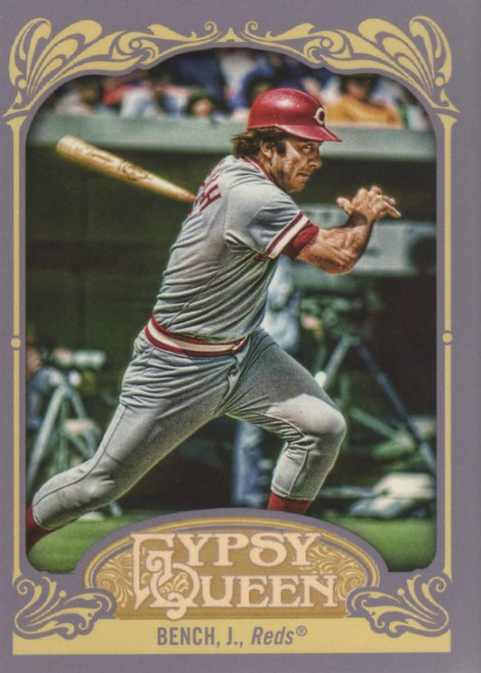 2012 Topps Gypsy Queen Johnny Bench  # 226a Cincinnati Reds