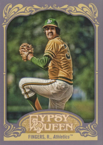 2012 Topps Gypsy Queen Rollie Fingers  # 238 Oakland Athletics