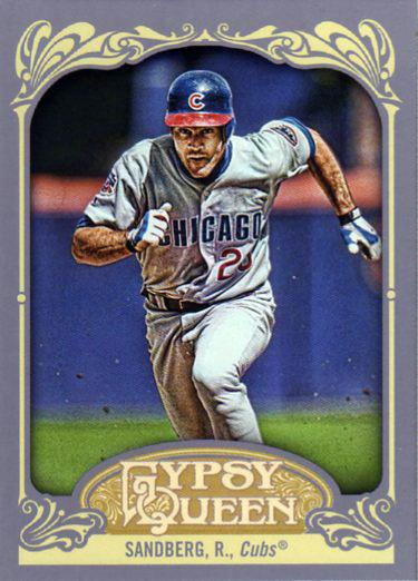 2012 Topps Gypsy Queen Ryne Sandberg  # 257 Chicago Cubs