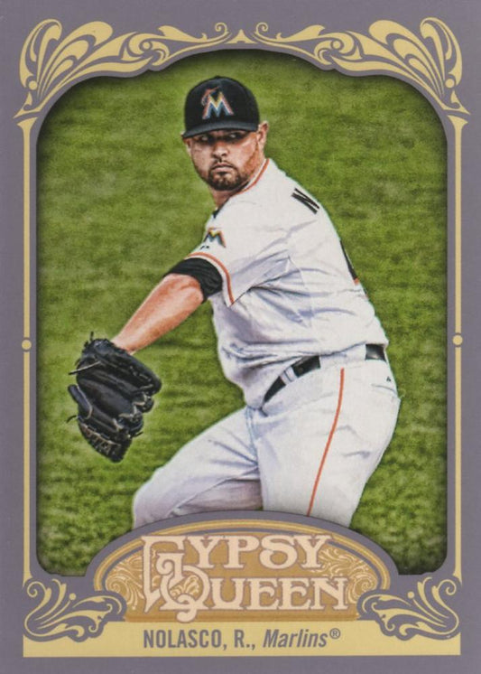 2012 Topps Gypsy Queen Ricky Nolasco  # 276 Miami Marlins