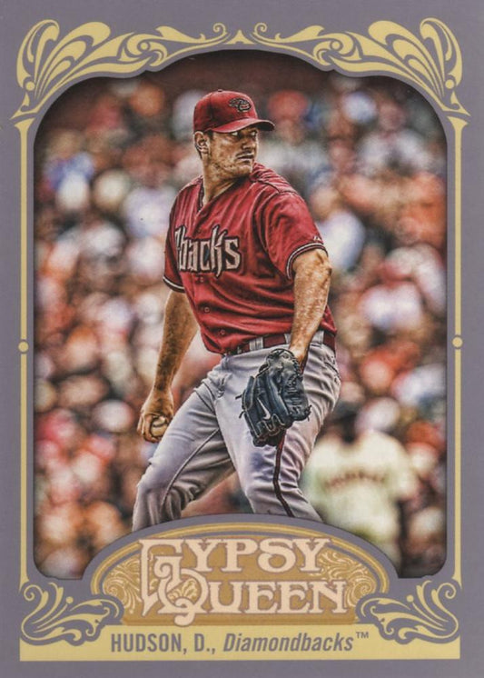2012 Topps Gypsy Queen Daniel Hudson  # 287 Arizona Diamondbacks