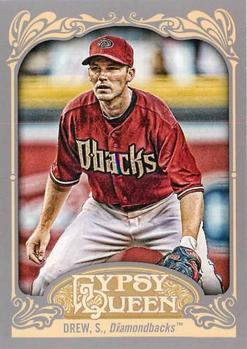 2012 Topps Gypsy Queen Stephen Drew  # 43 Arizona Diamondbacks