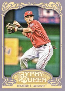 2012 Topps Gypsy Queen Ian Desmond  # 51 Washington Nationals
