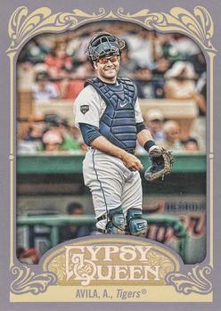 2012 Topps Gypsy Queen Alex Avila  # 65 Detroit Tigers