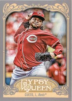 2012 Topps Gypsy Queen Johnny Cueto  # 93 Cincinnati Reds