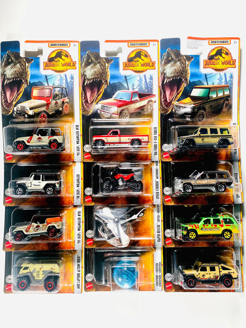 Matchbox 2023 Jurassic World Dominion - Assorted Style to Choose