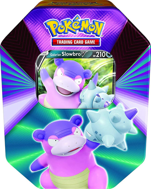Pokémon TCG Galarian Slowbro V Tin Box