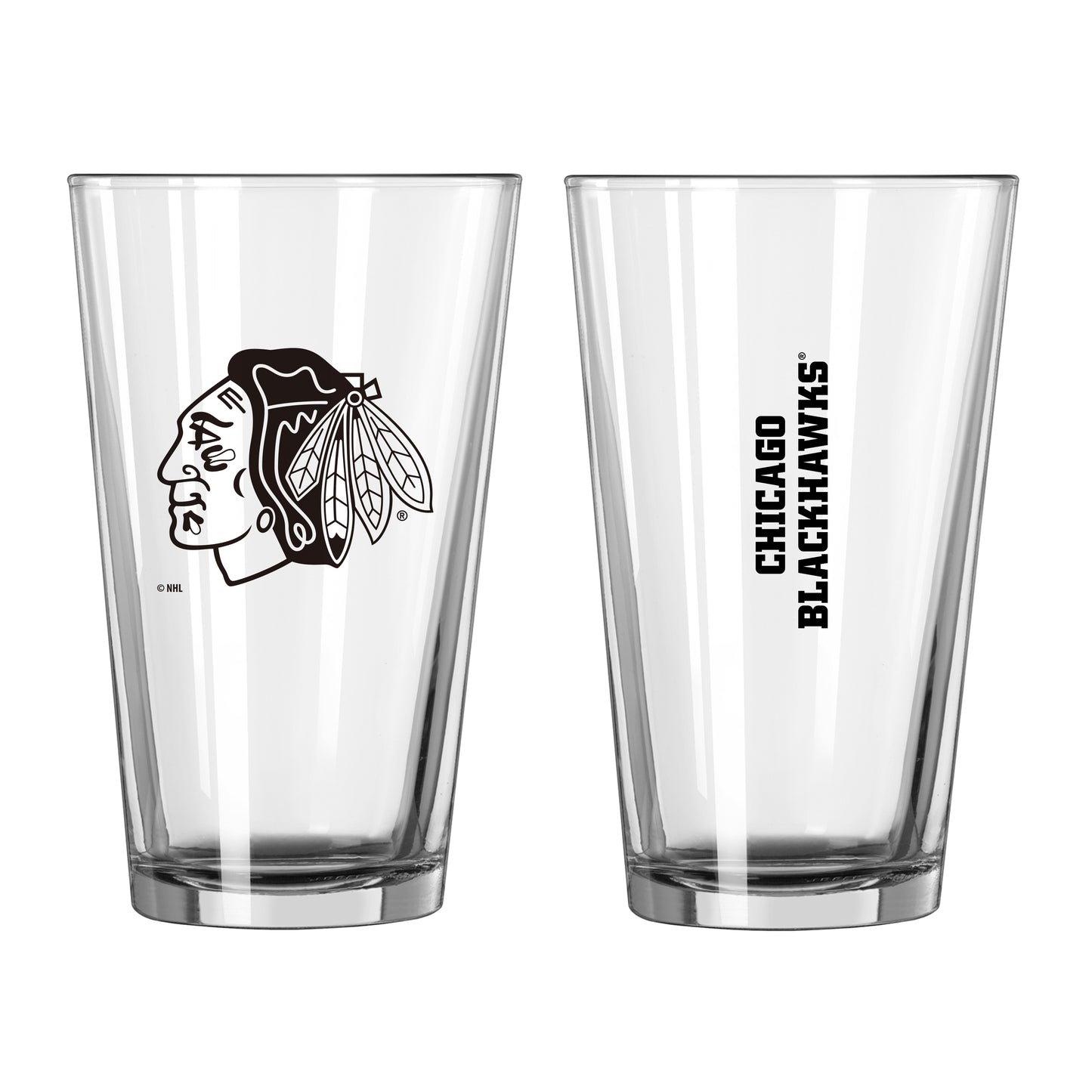 NHL Teams 16 oz Pint Glass - Assorted Team & Style Choose your