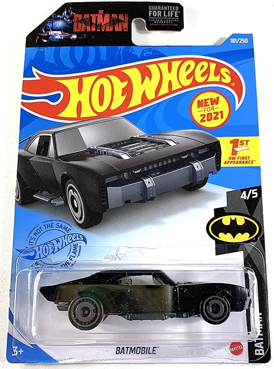 Hot Wheels The Batman Batmobile 1st New Appearance Batman 4/5 BLACK 181/250
