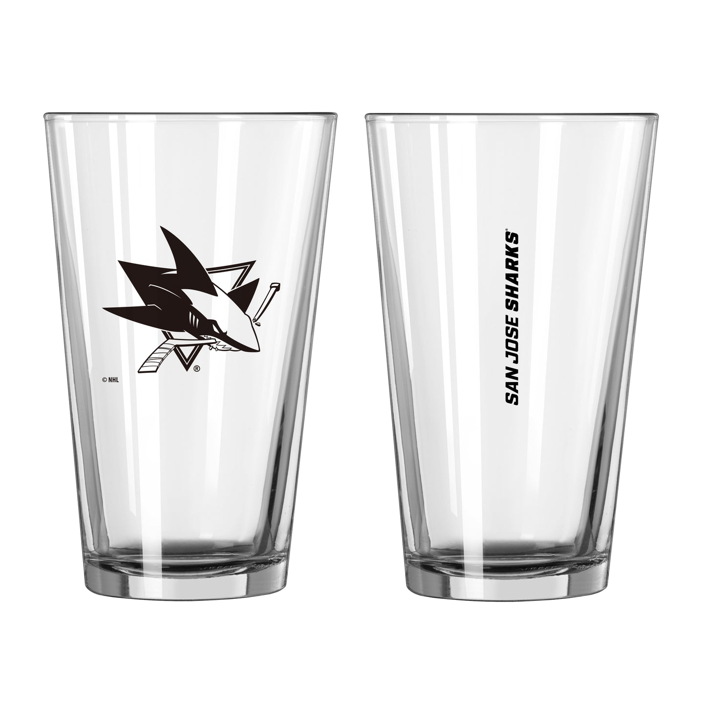 NHL Teams 16 oz Pint Glass - Assorted Team & Style Choose your
