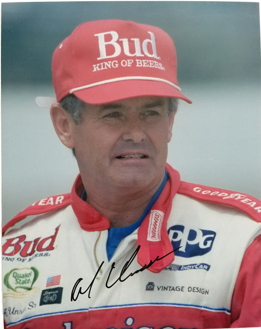 Al Unser Signed Autographed  8x10