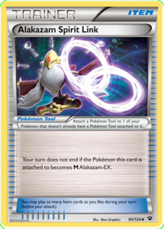 XY Fates Collide 090  Alakazam Spirit Link