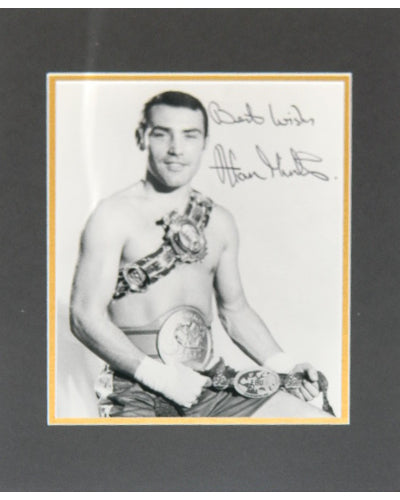 Alan Minter Signed Autographed 8x10 Matted