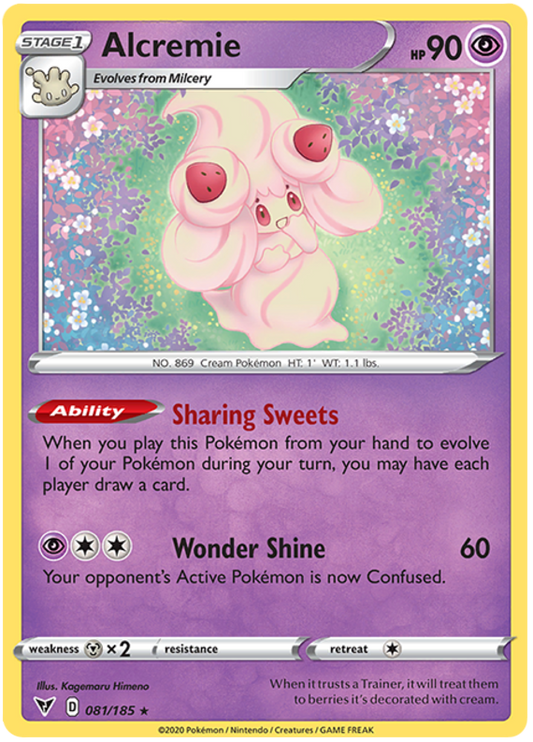 Sword and Shield Vivid Voltage 081  Alcremie