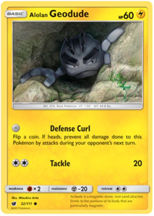 Sun and Moon Crimson Invasion 032  Alolan Geodude