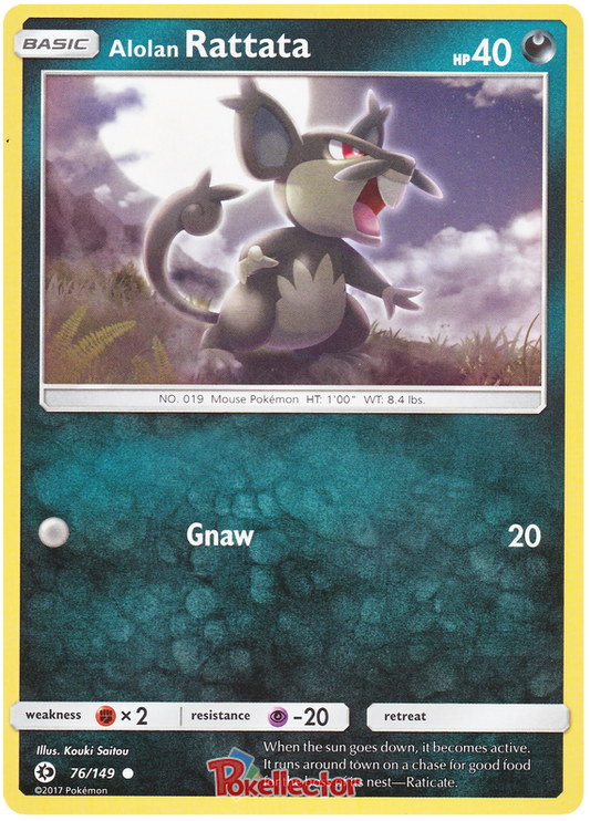 Sun and Moon Sun & Moon 076  Alolan Rattata