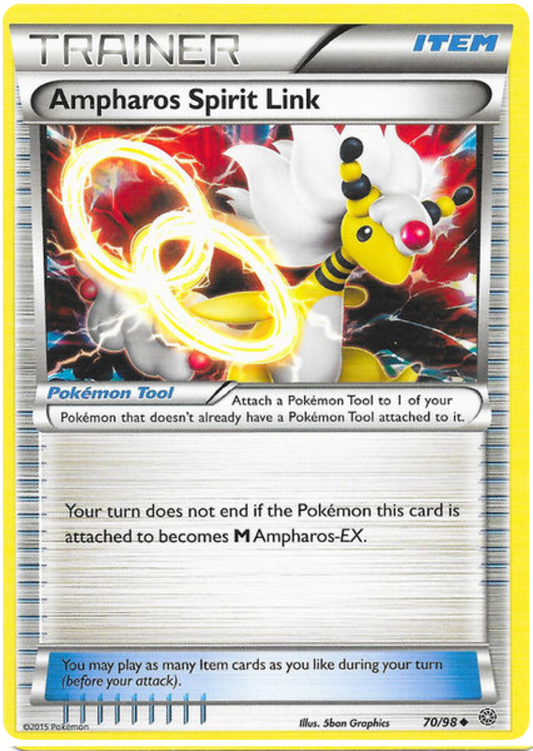 XY Ancient Origins 070  Ampharos Spirit Link