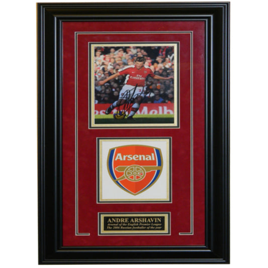 Andre Arshavin Signed Autographed 8x10 Framed