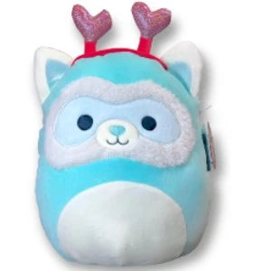 Squishmallows Anneli the Ferret Wearing A Red Glittered Heart Headband 14" 2023 Valentine Collection Stuffed Plush