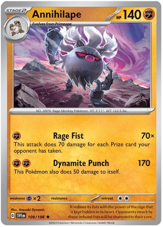 Scarlet and Violet Scarlet & Violet Holo 109 Annihilape